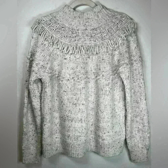 FatFace Nora Craft Jumper Sweater Natural Ivory Wool Blend Women’s Size 8 - Picture 6 of 14